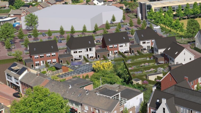 De laatste huizen in fase 2 van nieuwbouwproject RemmensBerg komen tegenover de supermarkt
