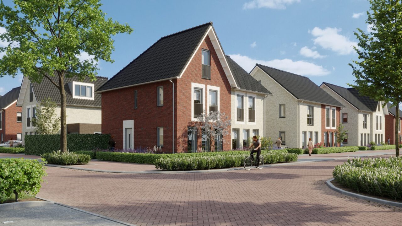 Deze laatste fase van het project biedt acht twee-onder-een-kapwoningen