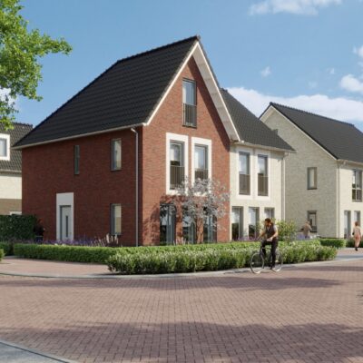 Deze laatste fase van het project biedt acht twee-onder-een-kapwoningen