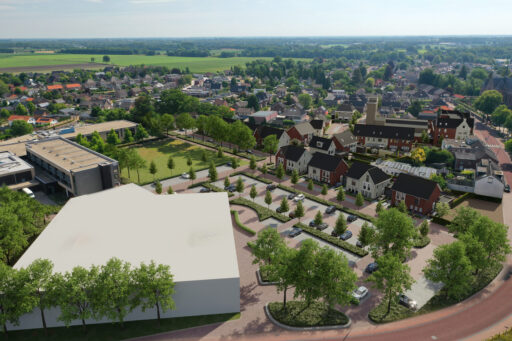 Deze laatste fase van het project biedt acht twee-onder-een-kapwoningen